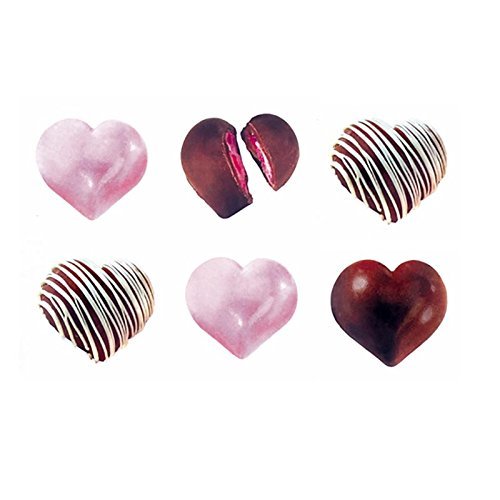 Wilton 2117-100 Candy Mold Heart Truffles, 8-Cavity