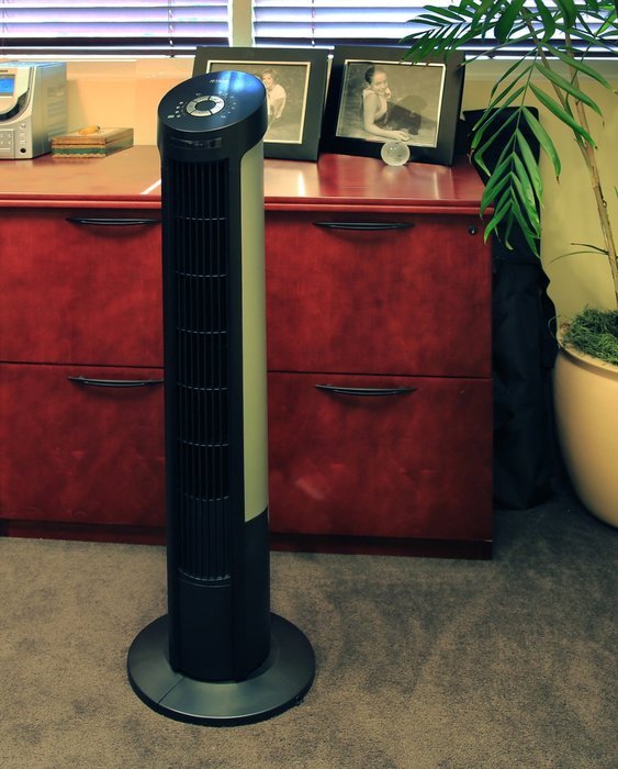 Seville Classics UltraSlimline Tower Fan, 40-inch Tower Fan N8