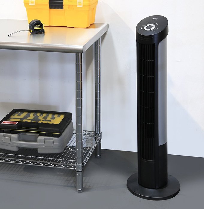 Seville Classics UltraSlimline Tower Fan, 40-inch Tower Fan N9