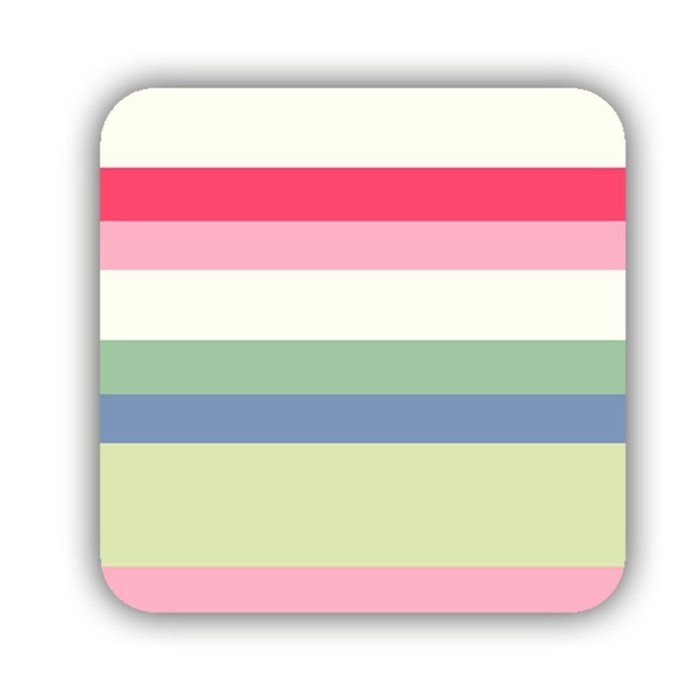 Generic Cup Coaster In Fashion Print Chevron 2 Mdf