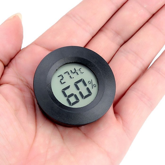 KKmoon Mini Digital Temperature Humidity Tester Meter Thermometer Hygrometer LCD Display Black N11