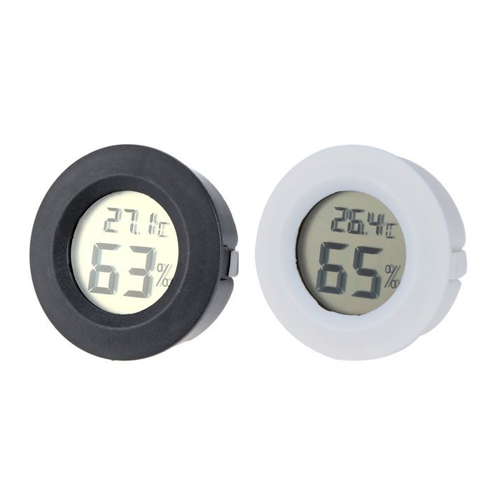 KKmoon Mini Digital Temperature Humidity Tester Meter Thermometer Hygrometer LCD Display Black N12