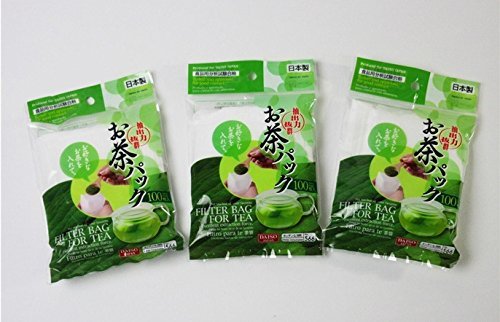 3x100pcs Disposable Filter Bags for Loose Tea