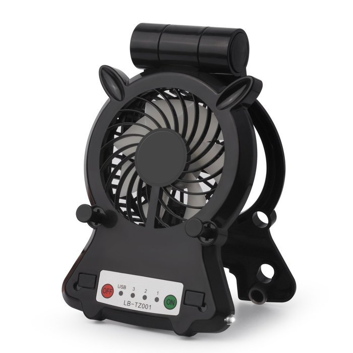 Zuoao Personal Fan Portable Mini usb Desk Rechargeable Fan with Phone Stand & Tablet Holder, 3-Speed, for Home... N13