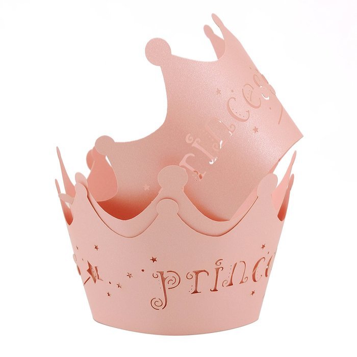 Aiyaya Filigree Artistic Muffin Case Cupcake Paper Cup Liners Little Vine Lace Laser Cupcake Wrappers for Wedding... N4