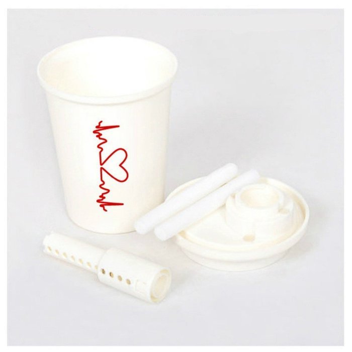 ALPHELIGANCE Mini Coffee Cup Mist Humidifier USB Powered Air Purification for Home,Office or Car N7