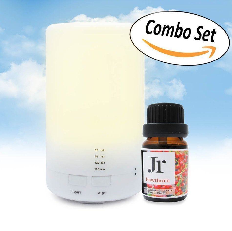 JR Combo Set/ Gift Set WhiteMusk 100% Natural & Pure Essential Oil USB aroma Diffuser/ Essential Oil Diffuser... N13