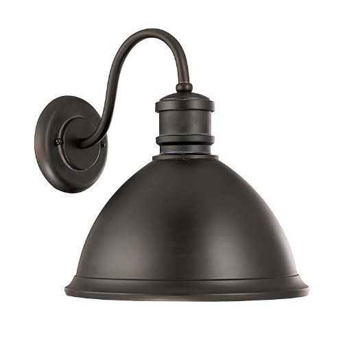 Capital Lighting 9493OB Transitional 1-Light Exterior Wall Mount, Old Bronze Finish by North Coast Lighting