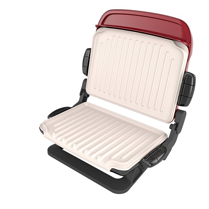 George Foreman GRP4842R 3-in-1 Multi-Plate Evolve Grill, Electric Grill, (Panini Press, Grilling, and Waffle Plates...