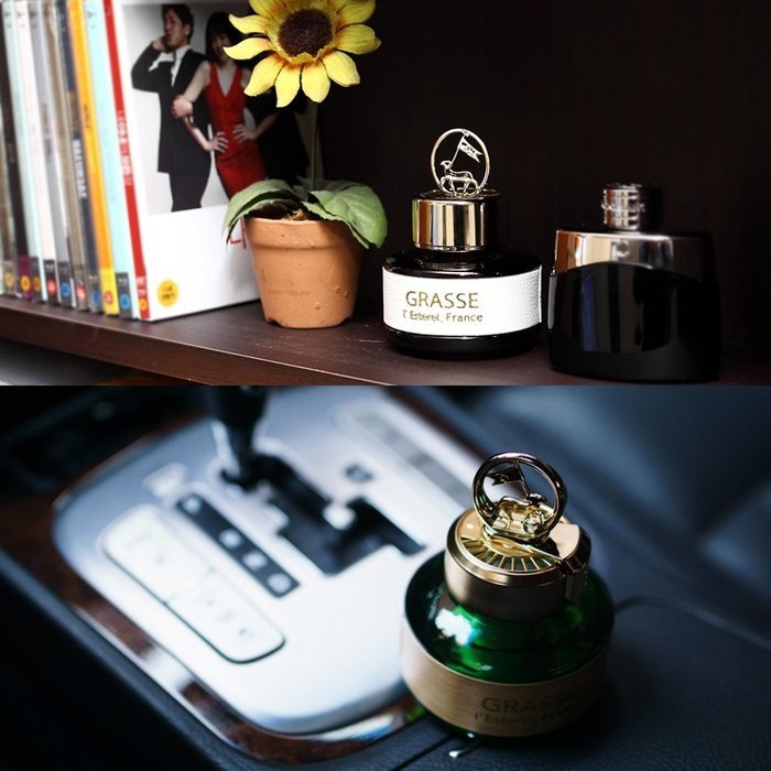 Premium Air Freshener, [Aqua Wave] Bullsone Grasse L'esterel - Natural Essential French Oil aromatherapy air freshener N5