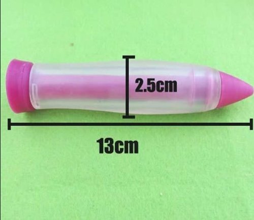 Autek Silicone Plate Pen Cake Cookie Pastry Cream Chocolate Icing Decorating Syringe(3DMold-62) N2