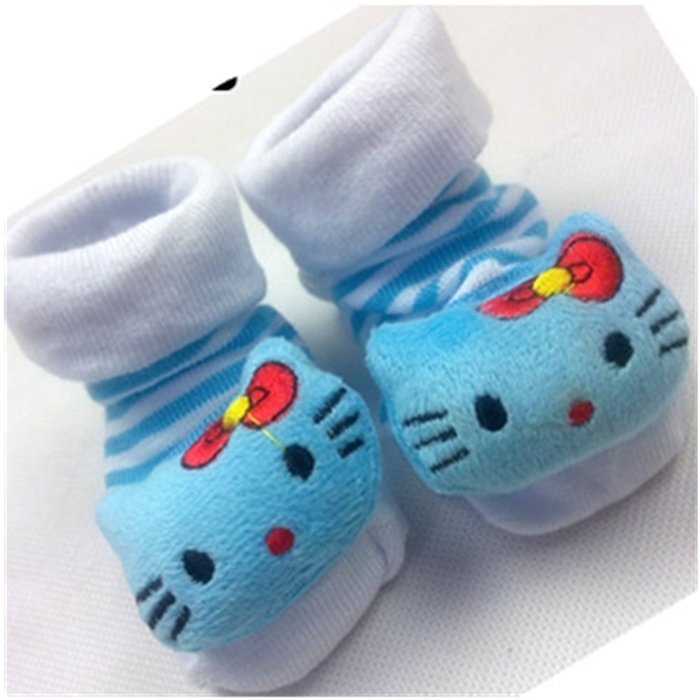 KAKA(TM) Baby Little Shoe Socks Skid-Resistant Baby Toddler Socks (0-6 month) N8