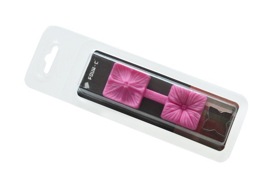 FOUR-C Sugar Craft Tools Flower Fondant and Gum Paste Mold Color Pink