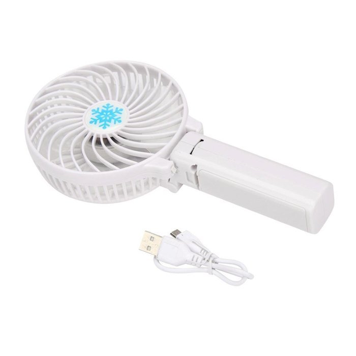 Summer Mini Fan, TOOPOOT Portable Handheld Mini Air Conditioner Cooler Fan with Data cable (black) N17