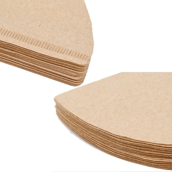 Meiruian 40pcs - Unbleached Coffee Papers - Size 4 Filter Papers