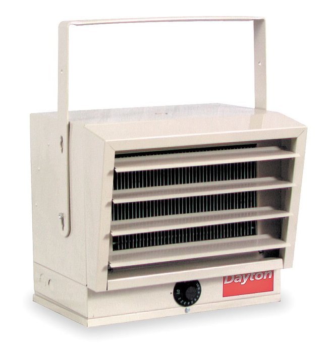 DAYTON 3UG73 Electric Utility Heater,5/4.1/3.3/2.5 kW