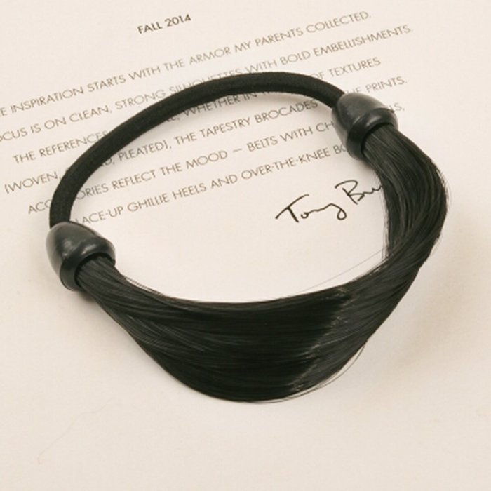 KAKA(TM) Women Girl Korean Stylish Dark Brown Wig Rope Hair Band Accessories N9