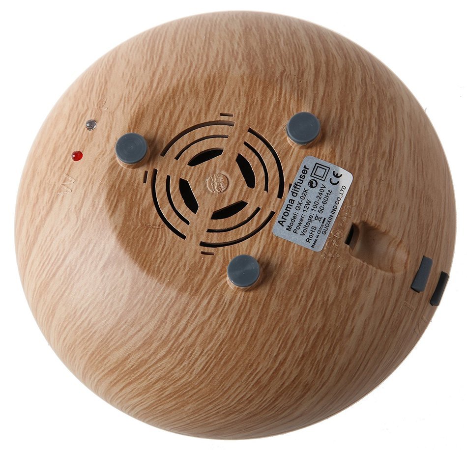 Mini Ultrasonic Humidifiers Aromatherapy Essential Oil Diffuser (100ml, light wood grain) N6