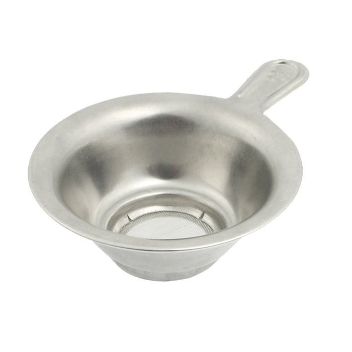 Stainless Steel Meshy Bottom Tea Bowl Strainer 1.1 Inch Depth