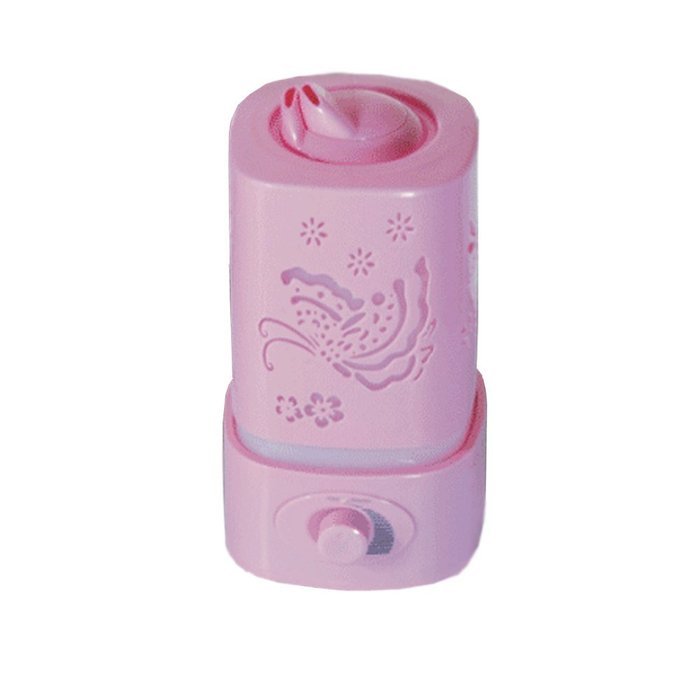 Explosion models butterfly creative humidifier aromatherapy machine ultrasonic humidifier mini home office (Pink) N2