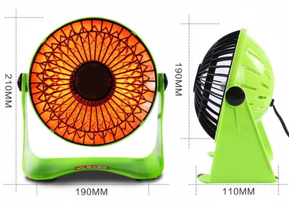 S'beauty 7.5" MINI Desktop Portable Radiant Electric Heater (Yellow) N3