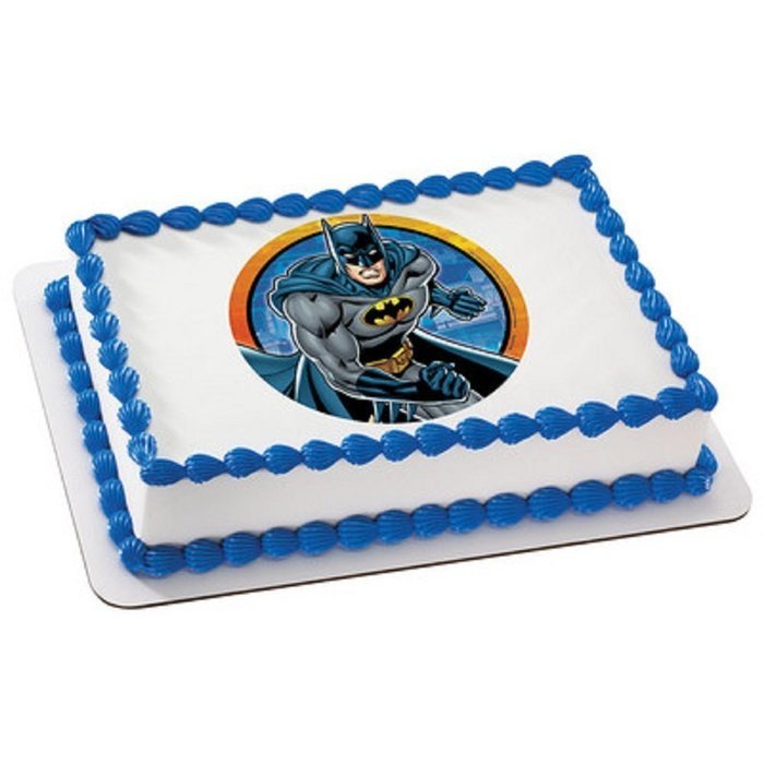 Batman Edible Icing Image Cake Topper (1/4 Sheet)