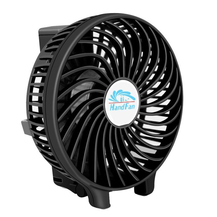 VersionTech Multipurpose Collapsible Portable Fan Outdoor Fan Clip Fan Desktop Fan(3 Speed, Black) N15