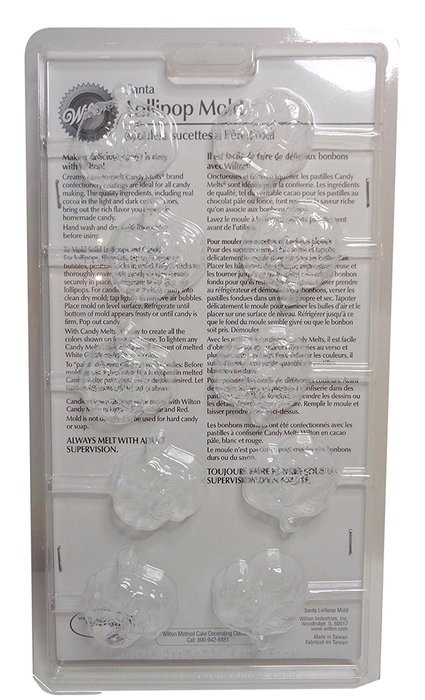 Bulk Buy: Wilton Santa Claus Lollipop Mold, Pack of (3)