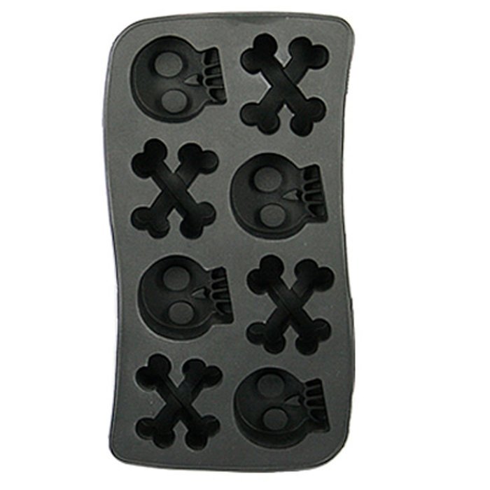 HDE Skull & Crossbones Jolly Roger Pirate Ice Cube Tray