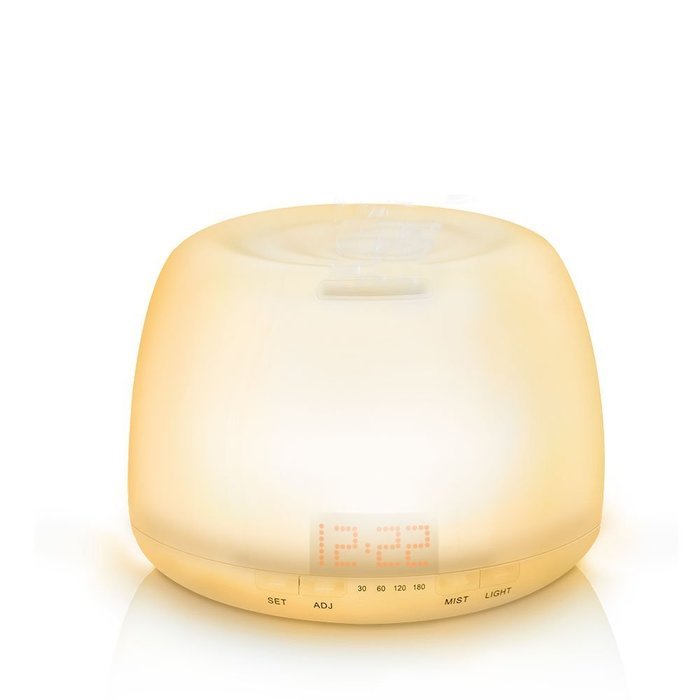 Jhua 400ml Aromatherapy Essential Oil Diffuser Cool Mist Humidifier and Night LED Lights Aroma Diffuser with Waterless... N6