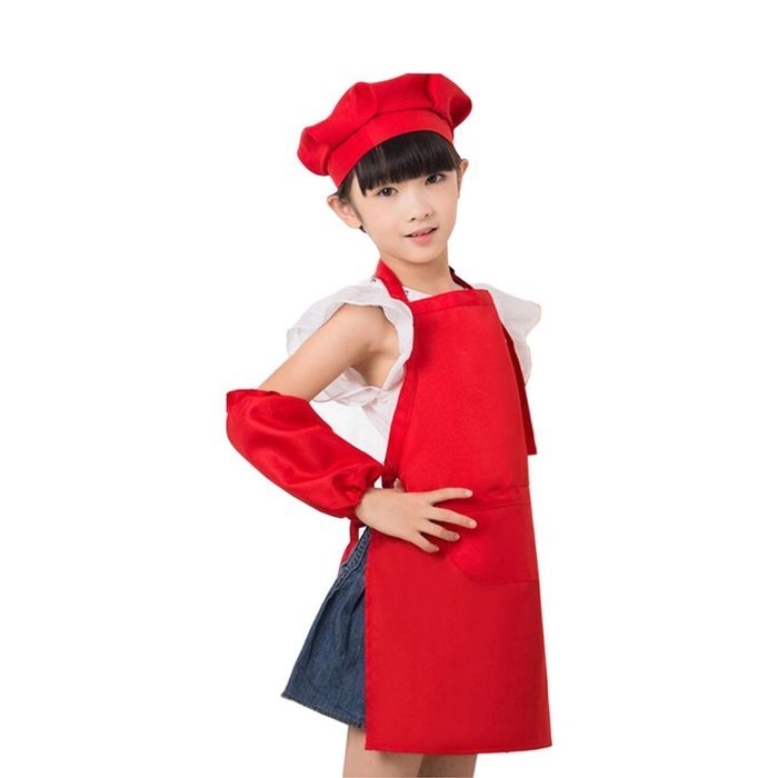Generic Children's Artists Aprons - Kitchen, Classroom, Community Event, Crafts & Art Painting Activity (M, blue)