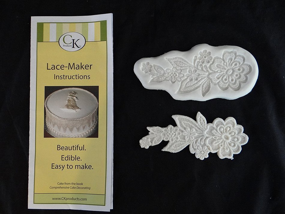 Lace Flowers Medallion Mold by CK