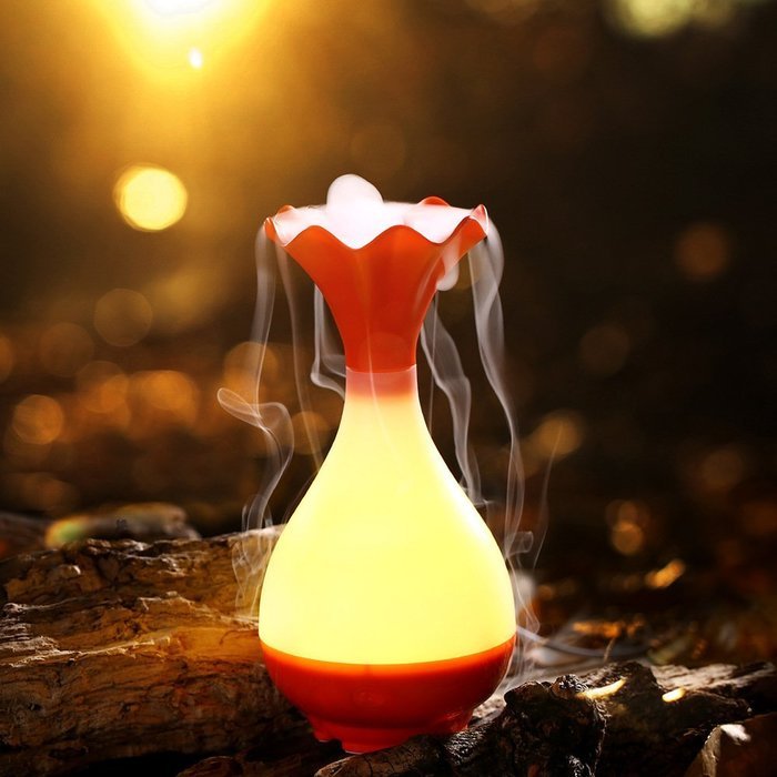 FEI&S Aromatherapy humidifier mini USB mini light humidifier Smart Office Home aromatherapy machine , Orange