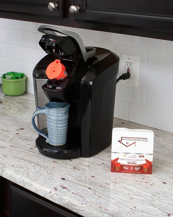 (2 pack) Reusable Brilliant Carafe K Cups for Keurig 2.0 &ndash;Compatible & Refillable with Keurig 2.0 coffee filter... N4