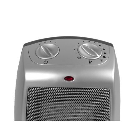 Silver/Black Electric Ceramic 1500W Heater N3