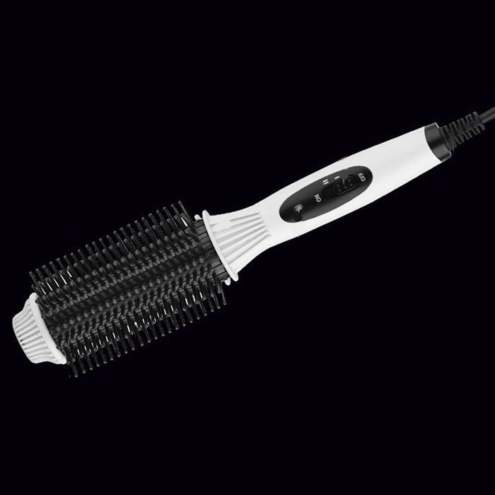 Yaheeda 2 in 1 Ceramic Hair Curler Hot Air Brush Straightener Rollers Comb Curling Iron Straightening Iron Styling... N8