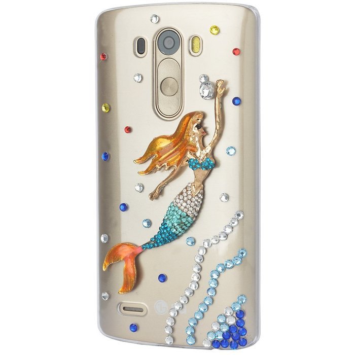 LG Stylus 2 Case,LG G Stylo 2 LS775 Case,Yaheeda Studded Rhinestone Crystal Bling Clear Hard Case Cover for LG... N23