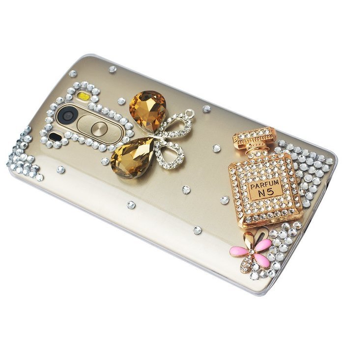 LG Stylus 2 Case,LG G Stylo 2 LS775 Case,Yaheeda Studded Rhinestone Crystal Bling Clear Hard Case Cover for LG... N24