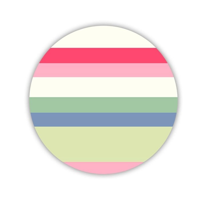 Generic Cup Coaster In Fashion Print Chevron 2 Mdf N3