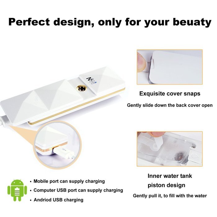 BC CE and RoHS Standard Nano Mist For Eyelash Extension Rechargeable Nano Spray Nano Mister Beauty Humidifier... N6