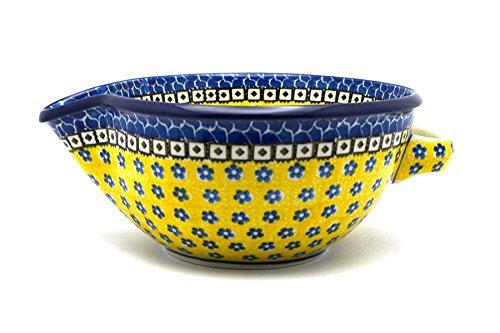 Polish Pottery Batter Bowl - Sunburst