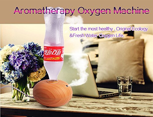 [New Greneration] Travel Ultrasonic Humidifier, Aromatherapy Essential Oil Diffuser Cool Mist Water Bottle Mini... N8