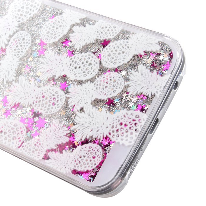 S6 Case,Galaxy S6 Case,PHEZEN Galaxy S6 Bling Case,[Crystal Clear] Creative Design 3D Funny Flowing Bling Glitter... N24