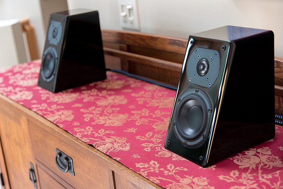 SVS Prime Elevation Speakers - Pair (Black Piano Gloss) N3