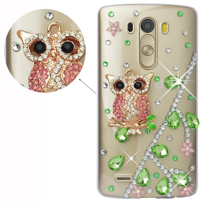 LG G5 Case, LG G5 Bling Case-Spritech(TM) 3D Handmade Colorful Diamond Bling with Butterfly Flower Decoration... N13