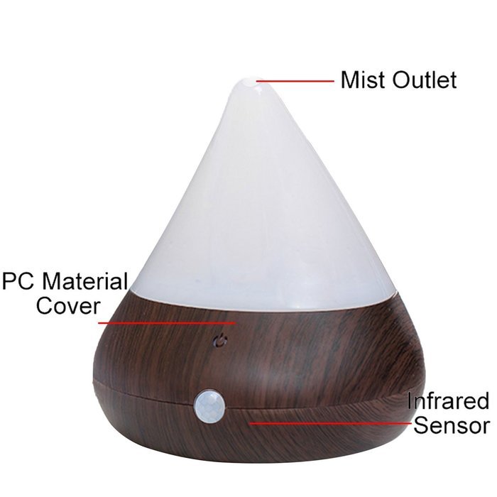 Portable USB Rechargeable Home Office Car Infrared Sensor Detection Mist Ultrasonic Aroma Diffuser Air Humidifier... N7