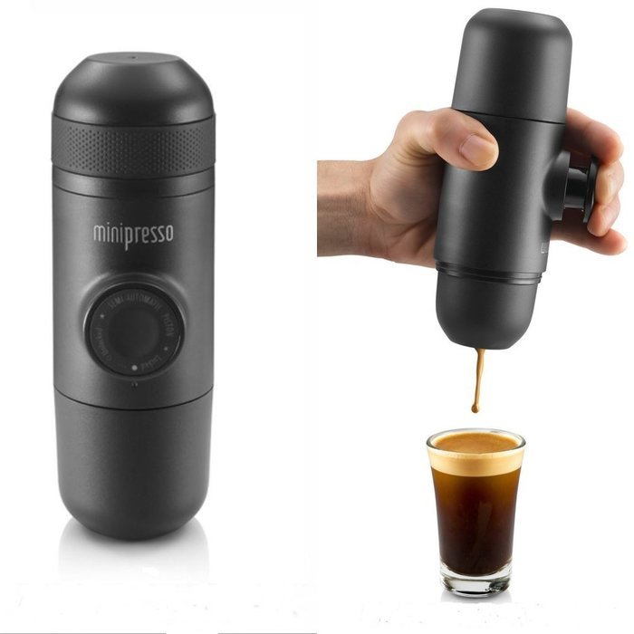 Mini Hand-pump Expresso Coffee Machine For Convenient Hiking and Travel