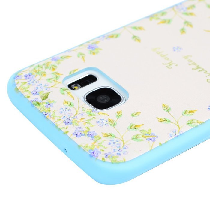 S7 Edge Case,Samsung Galaxy S7 Edge Case - Shockproof TPU Rubber Skin Gel Bumper Case 3D Basso-relievo Cute Colorful... N16