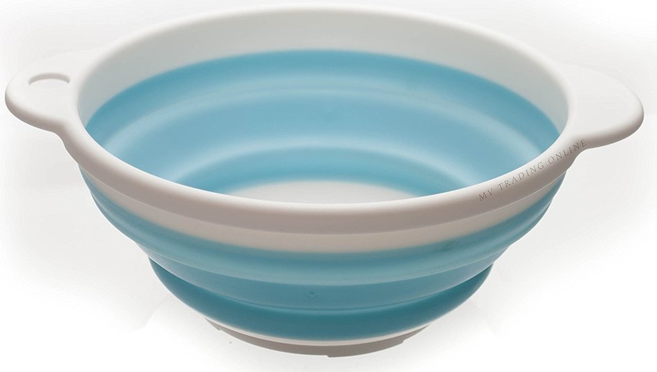 Japanese Subaru Compact Collapsible Kitchen Bowl (Blue)