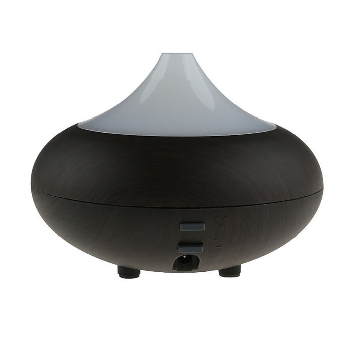 Honeyall ABS and PP plastic 160ml Wooden Air Aromatherapy Diffuser Mist Humidifier with 12W 7 Colors LED Lights... N2